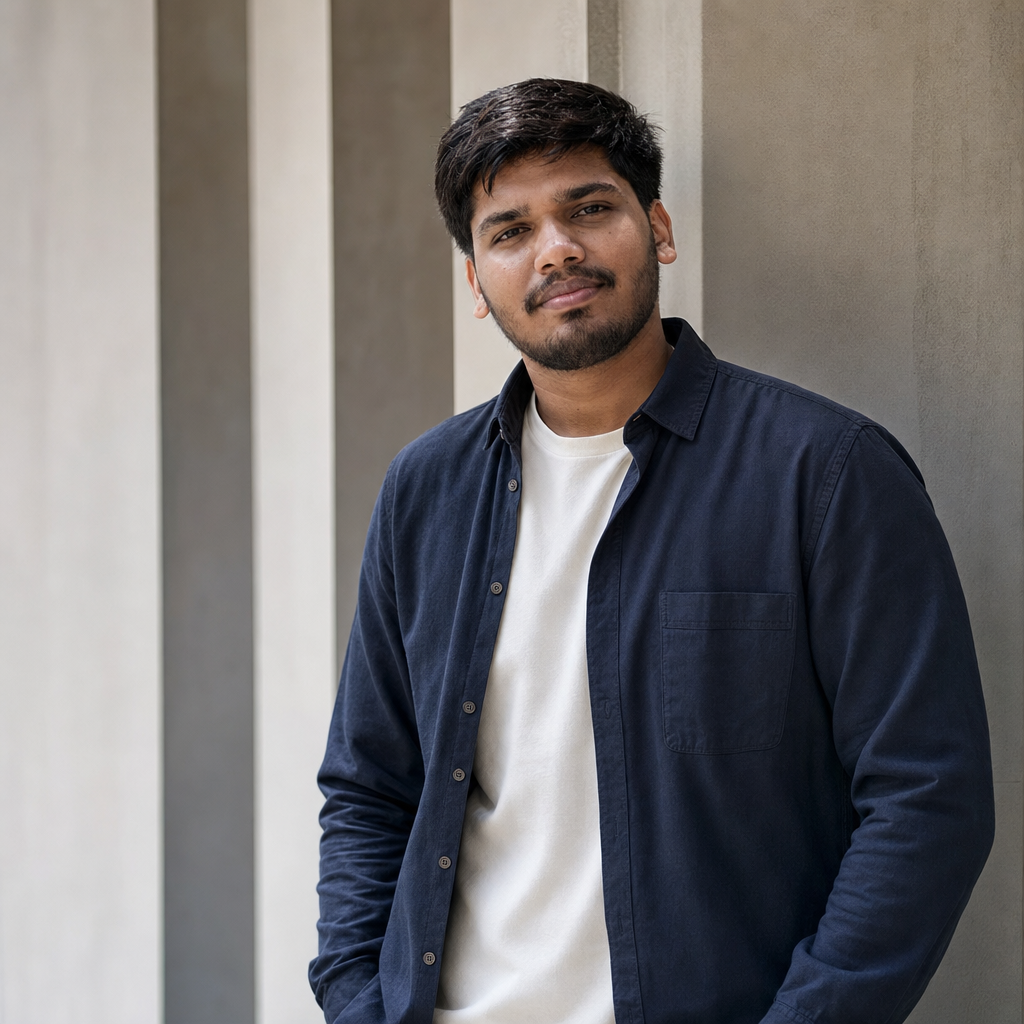 Professional portrait of Amrithesh K